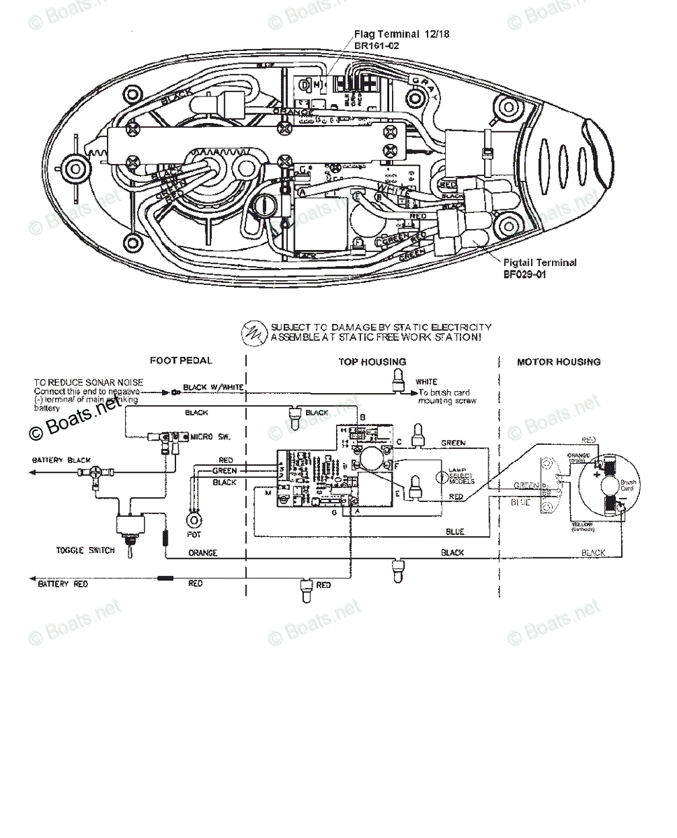 Motorguide Trolling Motor MotorGuide Energy Series OEM Parts Diagram