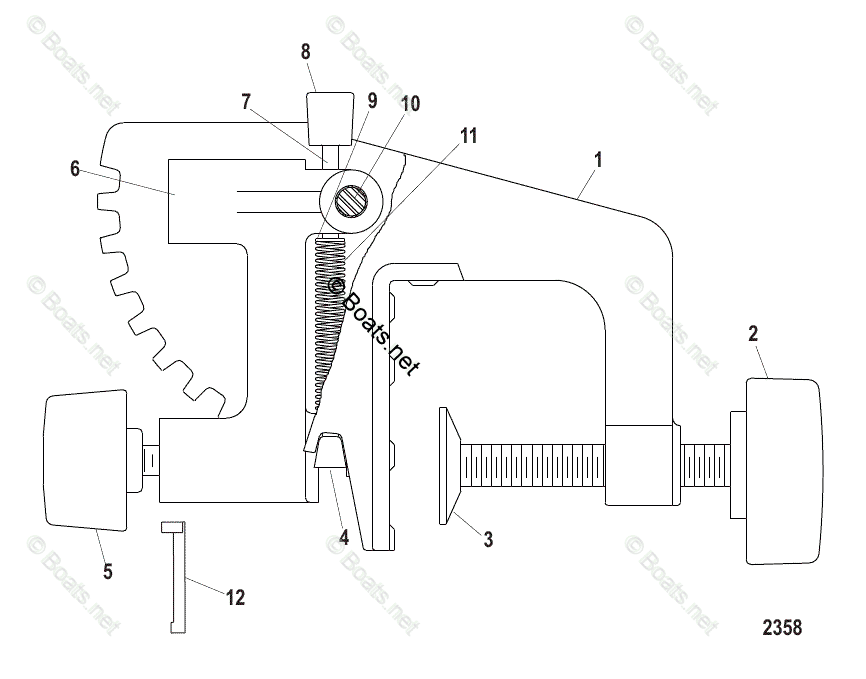 Motorguide Trolling Motor Motorguide Brute Series Oem Parts Diagram For 