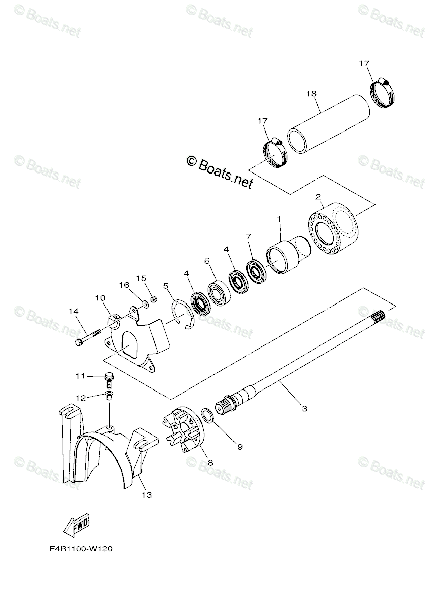 Yamaha Waverunner 2023 OEM Parts Diagram for Jet Unit 2 | Boats.net