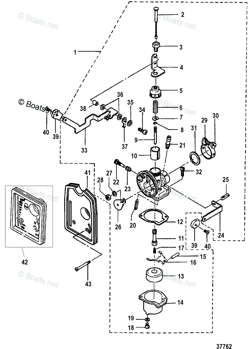 60 HP Mariner Outboard Parts Diagram