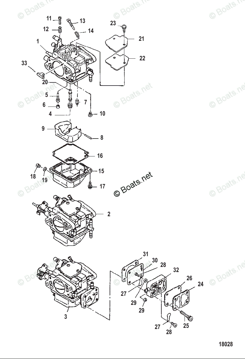 Mercury Mercury & Mariner Outboard Parts by HP & Liter 40HP OEM Parts