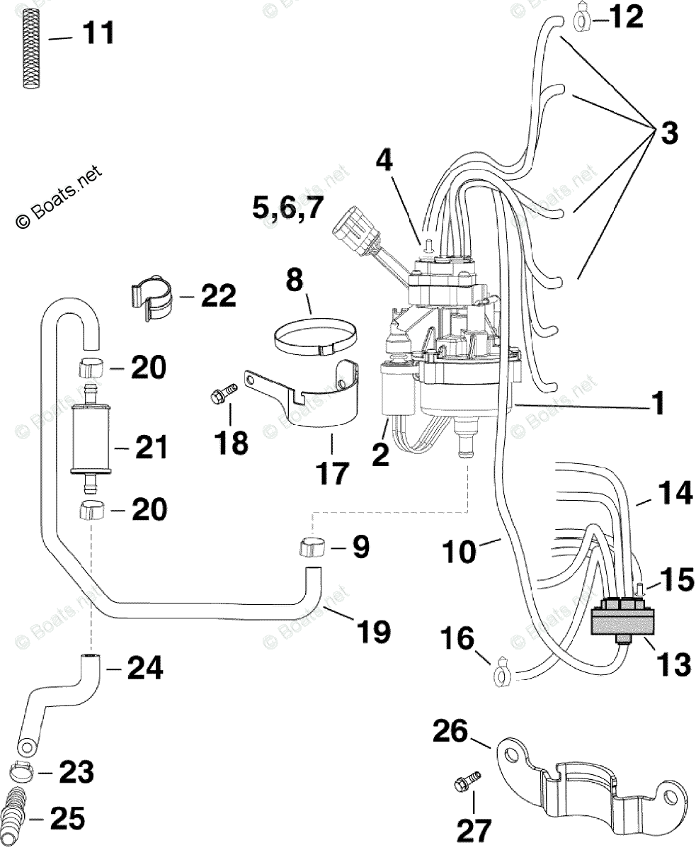 Evinrude Outboard 2009 OEM Parts Diagram for OIL PUMP | Boats.net