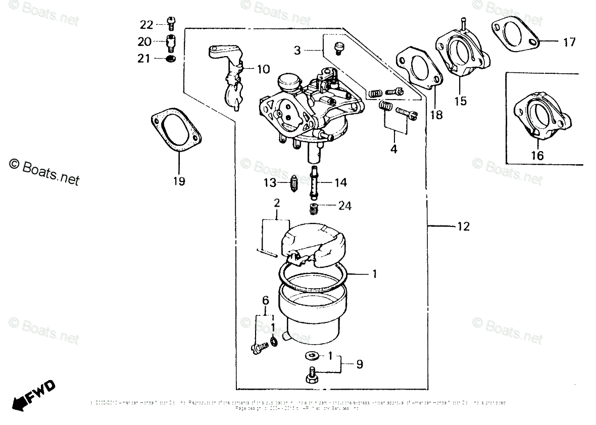 Honda Generators EB3000 A VIN# GE300-1000001 OEM Parts Diagram for ...