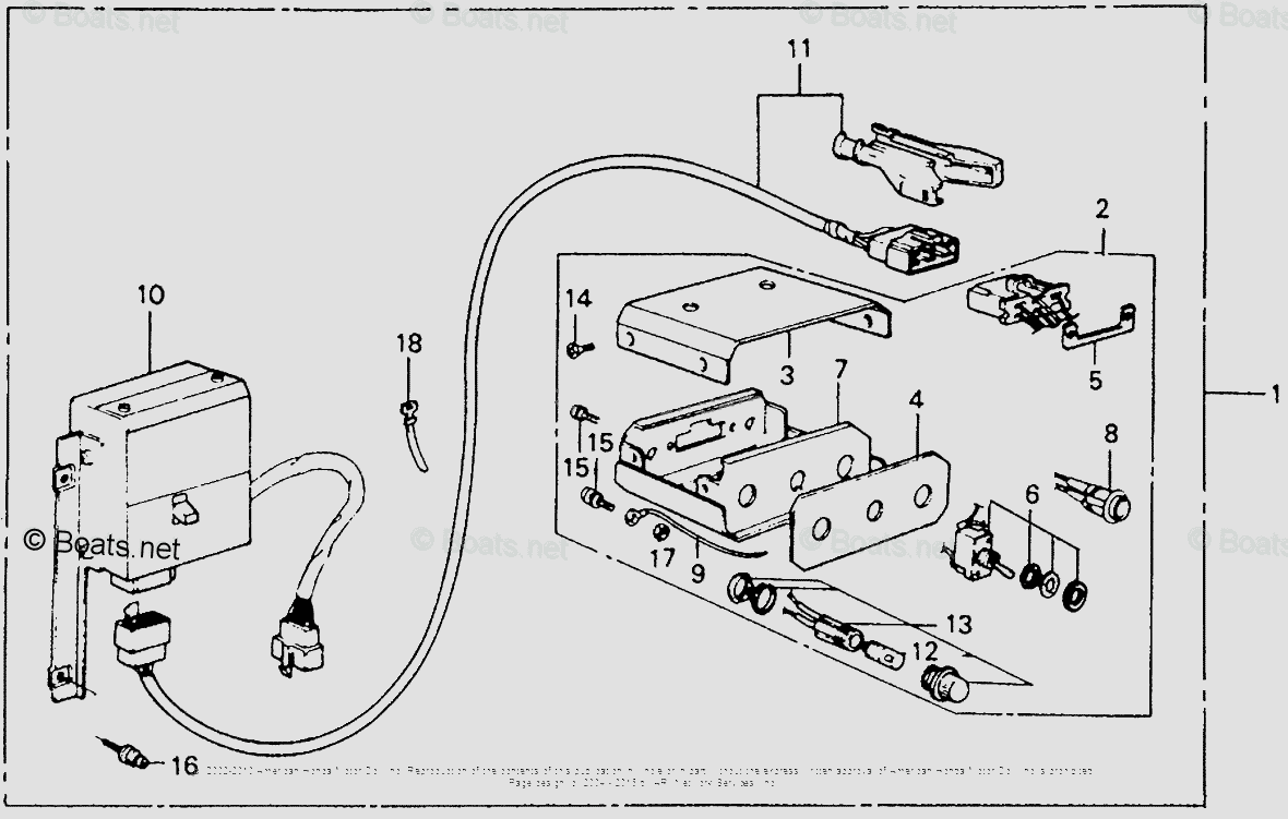 Honda Generators EMS4500 A VIN GE4001000001 OEM Parts Diagram for