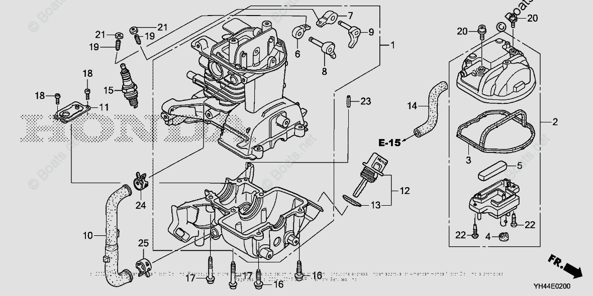 Honda Water Pumps WX10T A VIN# WAGT-1000001 OEM Parts