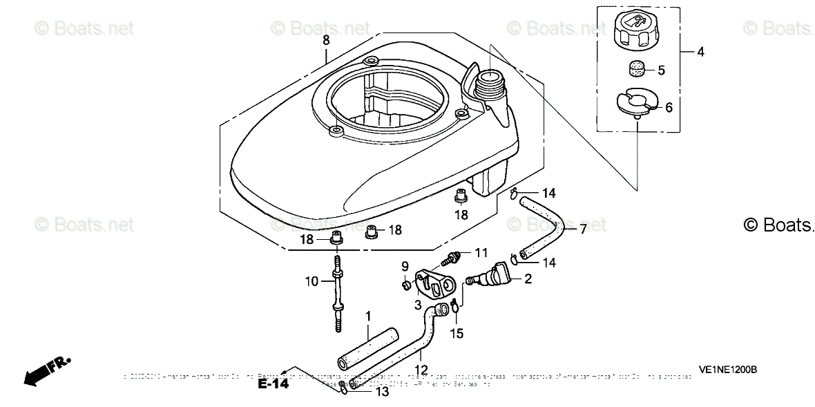 Honda Lawn Mowers HRB217 HXA VIN MAEA1000001 OEM Parts Diagram for
