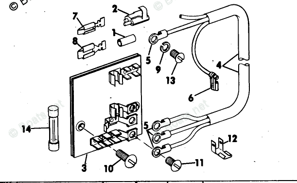 Johnson Rigging Parts & Accessories 1978 OEM Parts Diagram for CONTROL ...