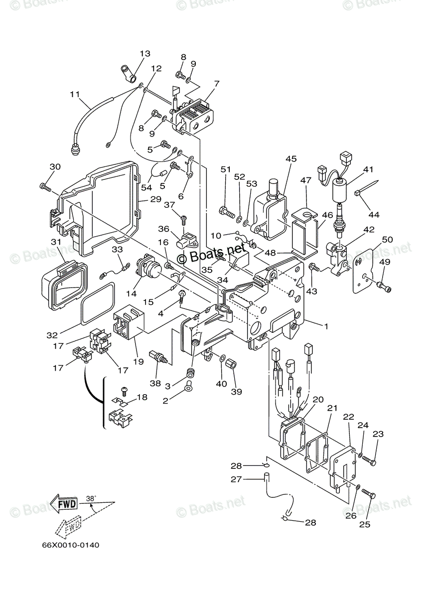 Yamaha Outboard 2000 OEM Parts Diagram for ELECTRICAL 3 | Boats.net