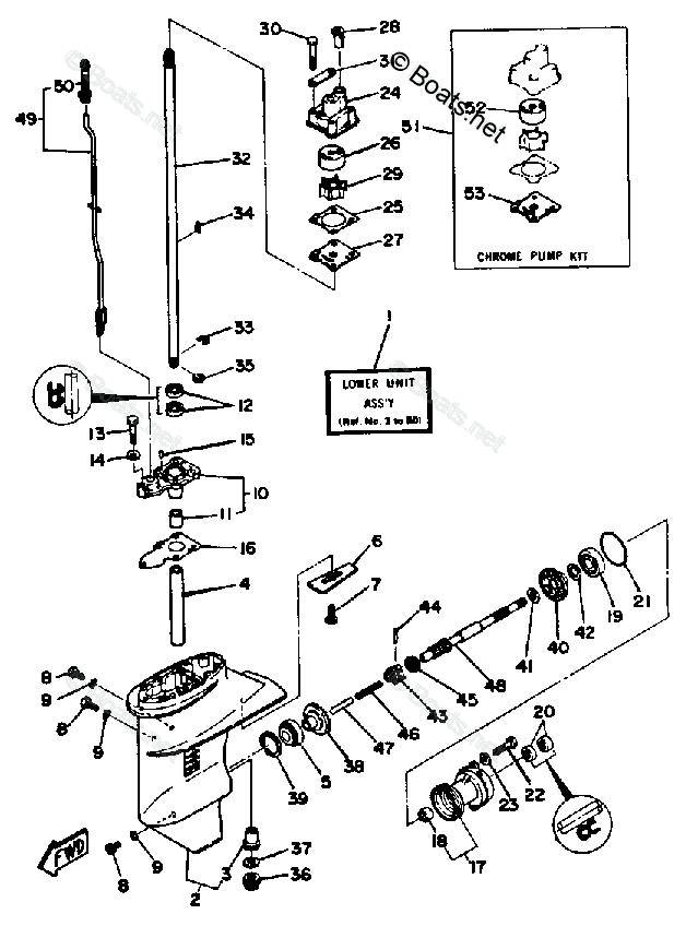 Yamaha Outboard 1987 OEM Parts Diagram for Lower - Drive 1 | Boats.net