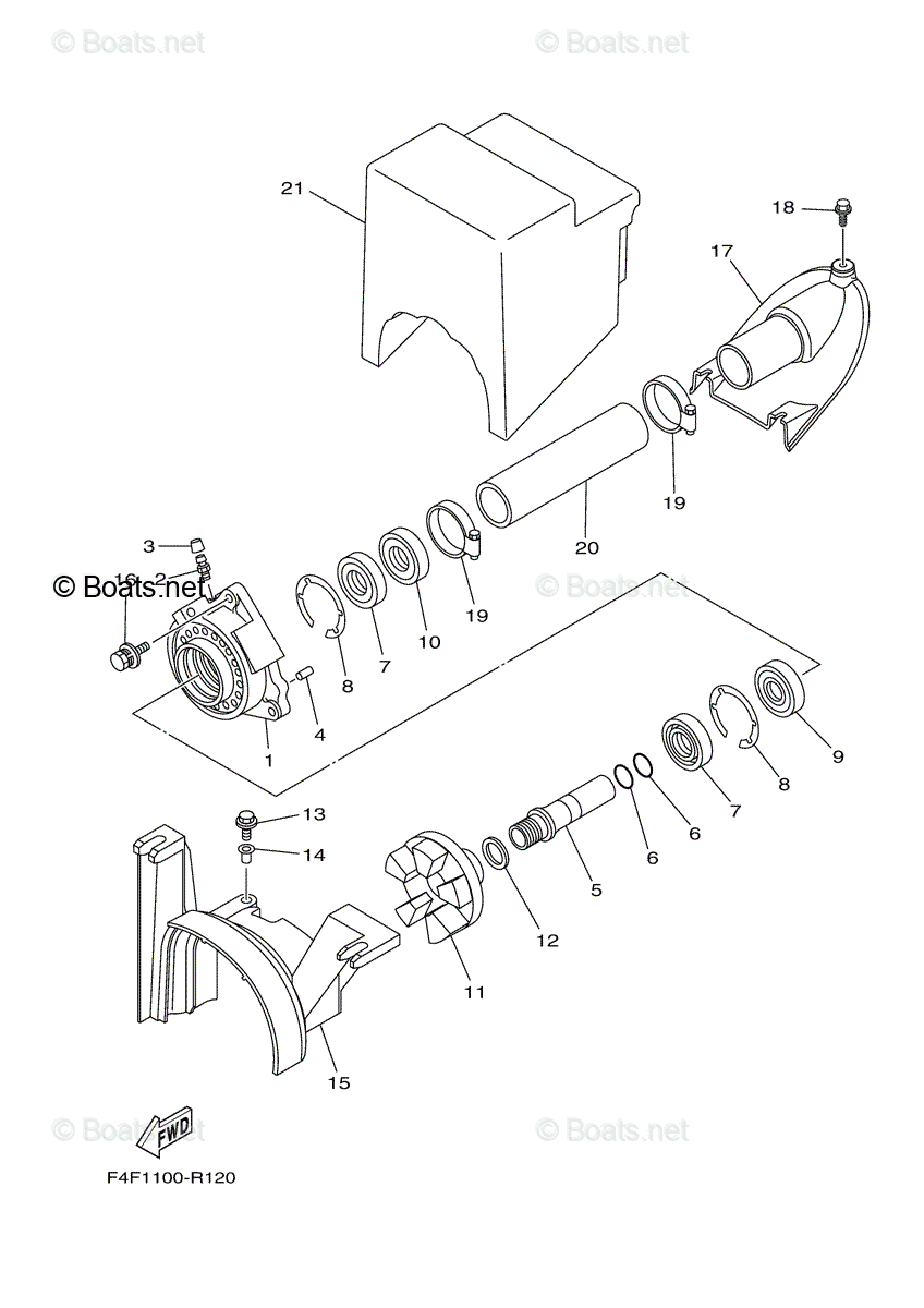 Yamaha Waverunner 2017 Oem Parts Diagram For Jet Unit 2 