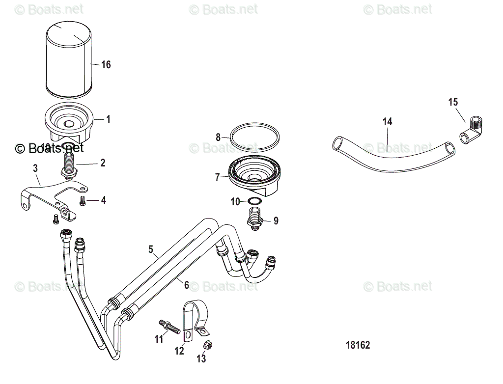 Mercruiser Rigging Parts & Accessories Fuel/Oil Tanks, Fuel Lines