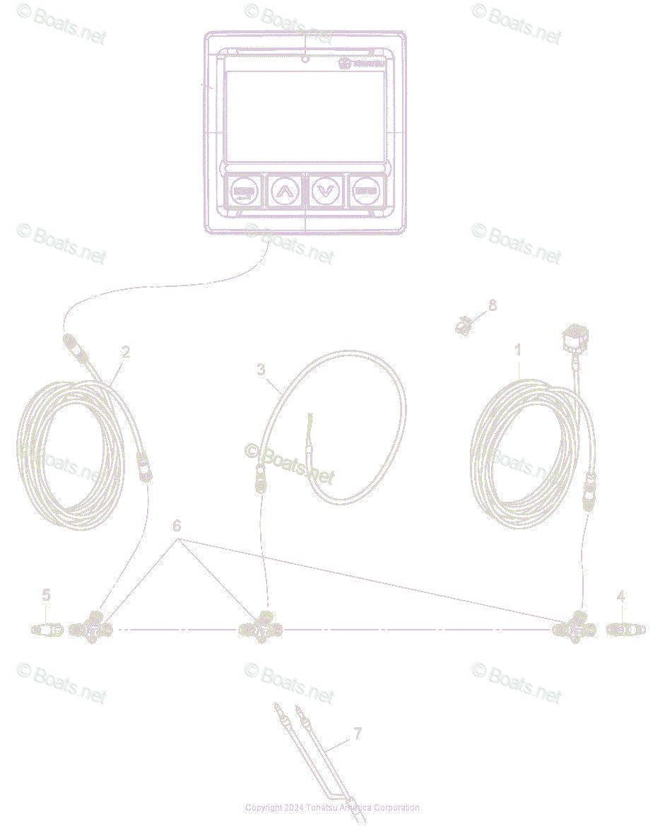 Tohatsu Outboard 2024 OEM Parts Diagram for OPTIONAL PARTS 1