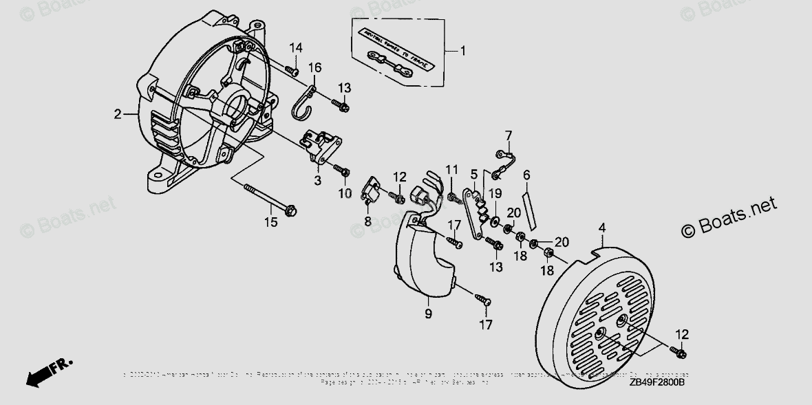 Honda Generators EG3500XK1 AA VIN EA64100001 TO EA64119668 OEM