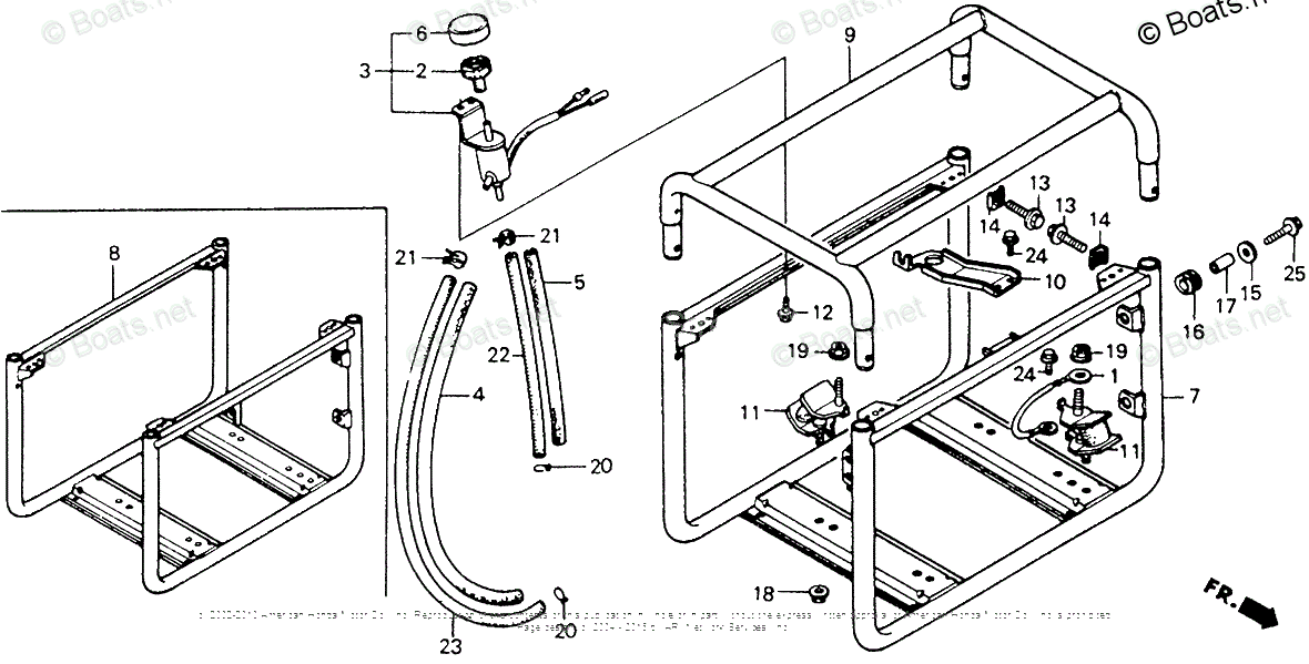Honda Generators EMS4500 A VIN GE4001000001 OEM Parts Diagram for
