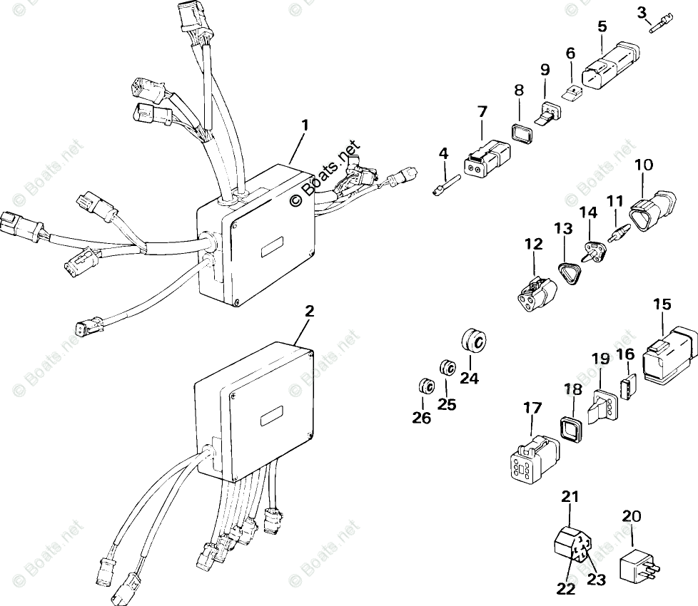 Johnson Rigging Parts & Accessories 20012004 OEM Parts Diagram for