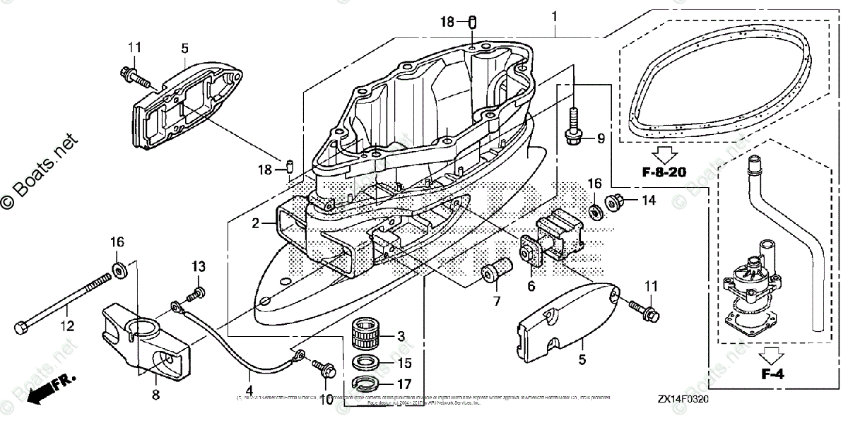 ekページ！ Kawasaki Motorcycle 2014 OEM Parts Diagram for Fuel Tank