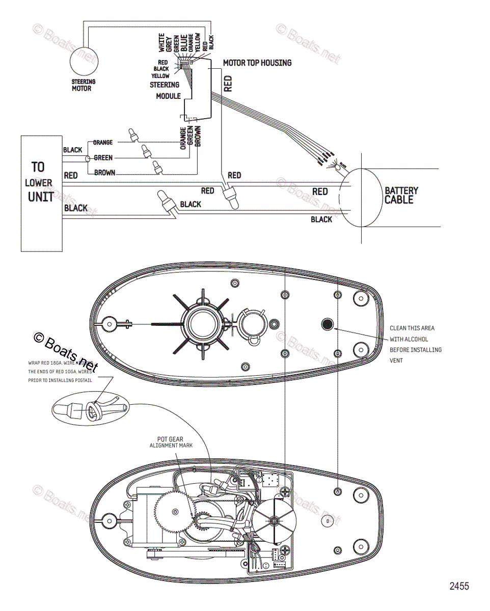 Motorguide Trolling Motor MotorGuide Digital Steering Series OEM Parts