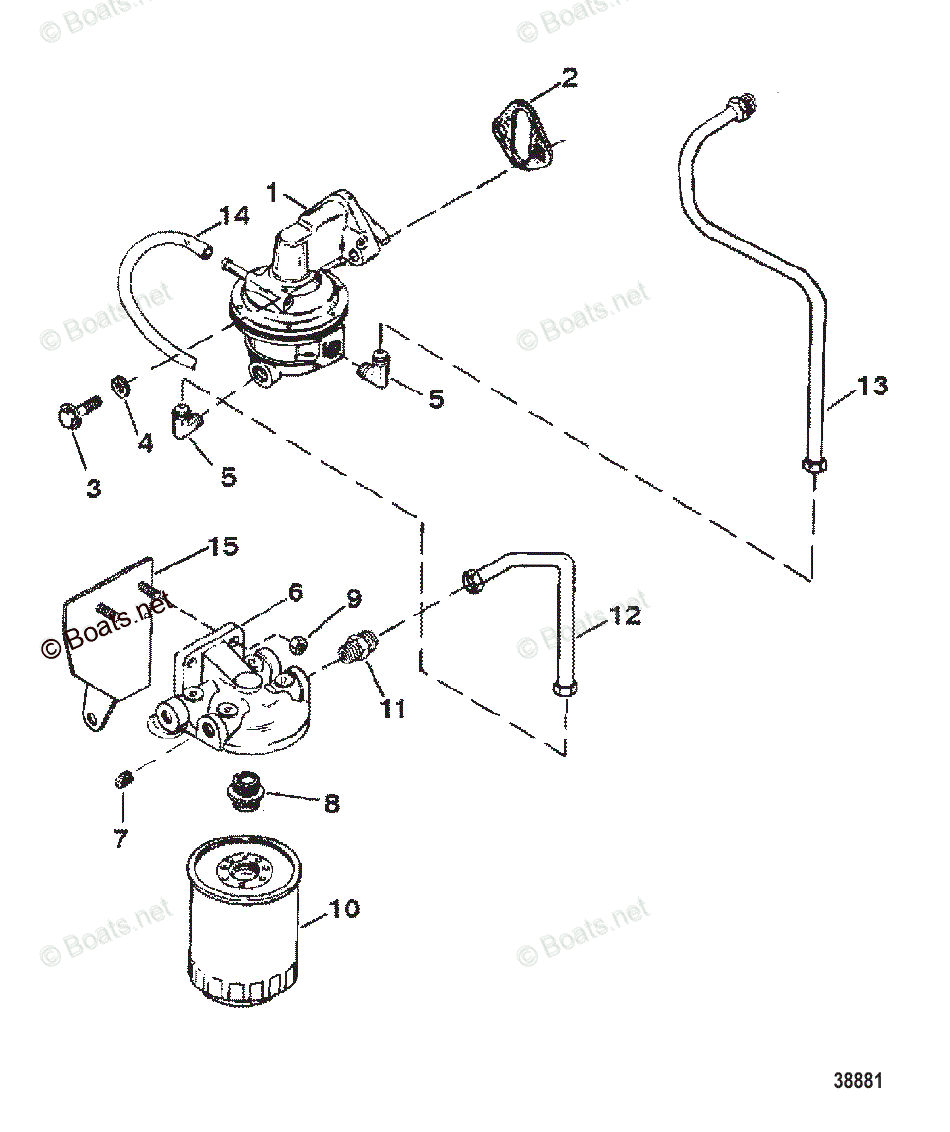 Mercruiser 3.0 Fuel Pump Diagram