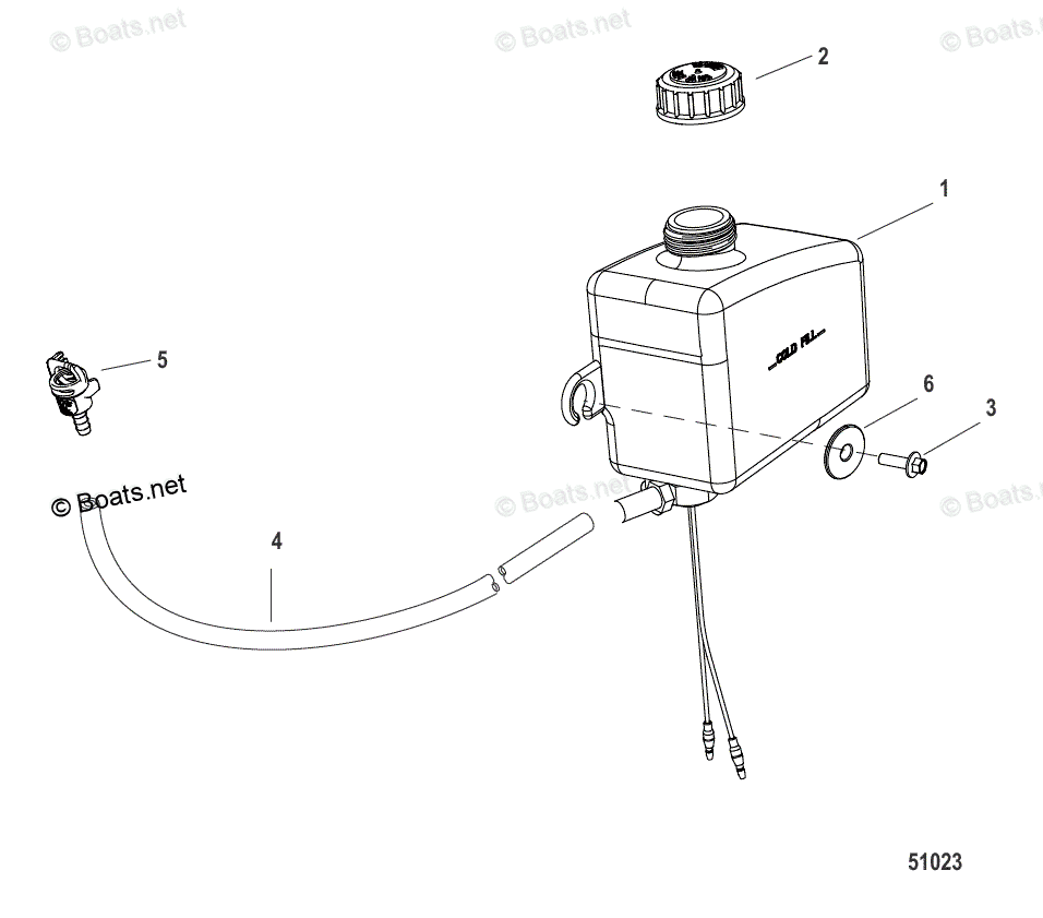 Mercruiser Sterndrive Gas Engines OEM Parts Diagram for Drive Lube