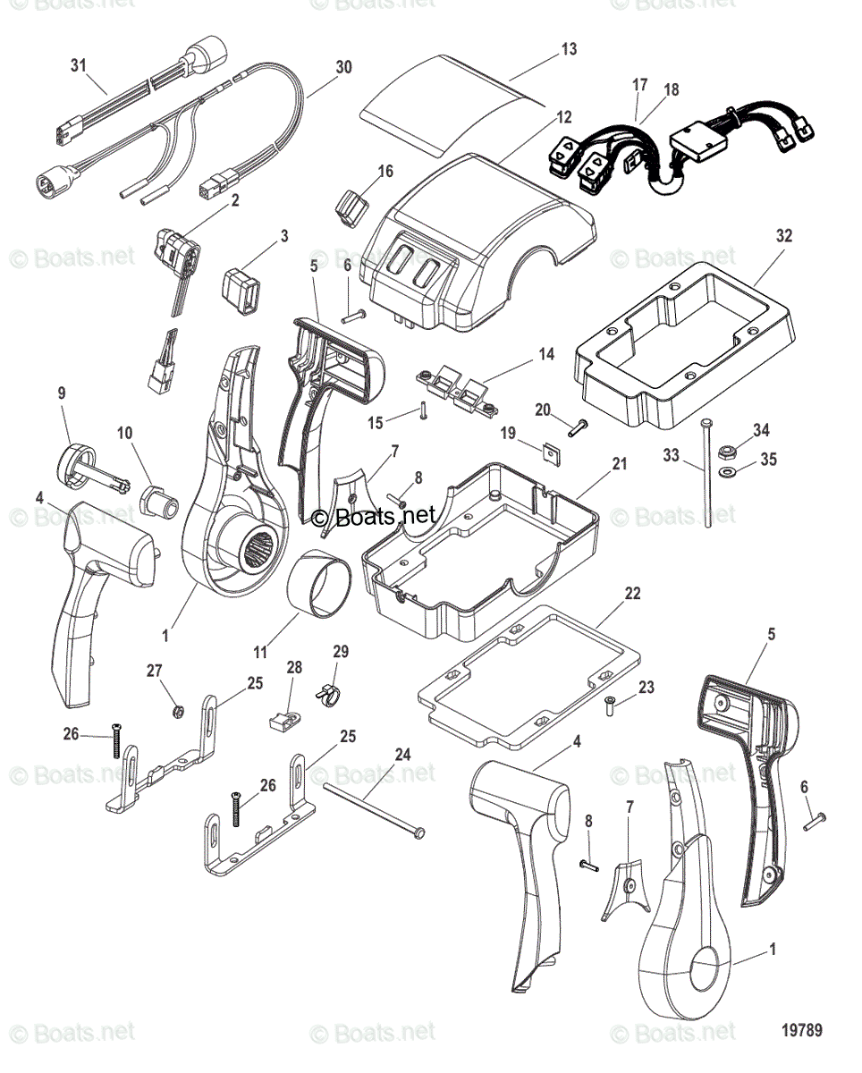 Mercruiser Rigging Parts & Accessories Remote Controls and Components
