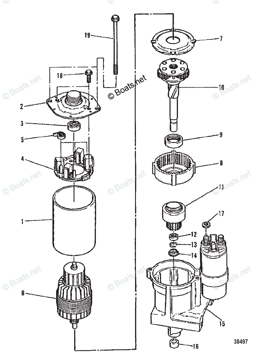 まつページ Mercruiser Sterndrive Gas Engines OEM Parts Diagram for