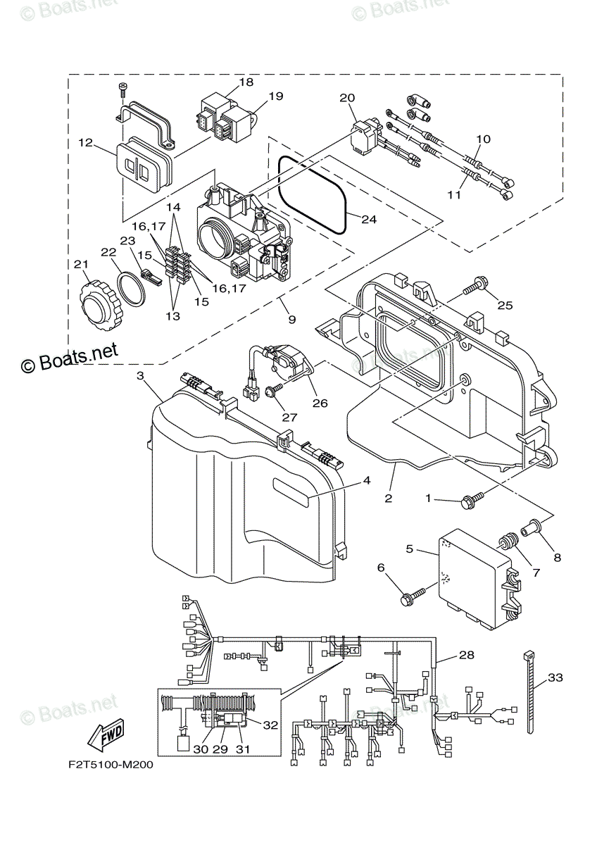 kanon.3138です Yamaha Waverunner 2013 OEM Parts Diagram for ELECTRICAL (1