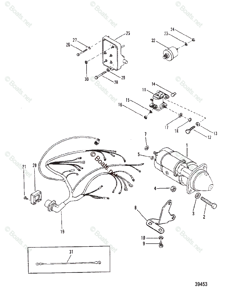 mareページ Mercruiser Sterndrive Gas Engines OEM Parts Diagram for