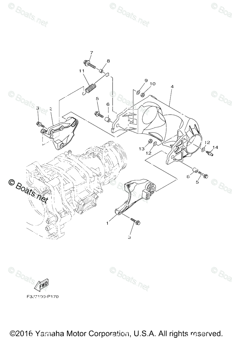 Yamaha Waverunner 2017 OEM Parts Diagram for Jet Unit 3 | Boats.net