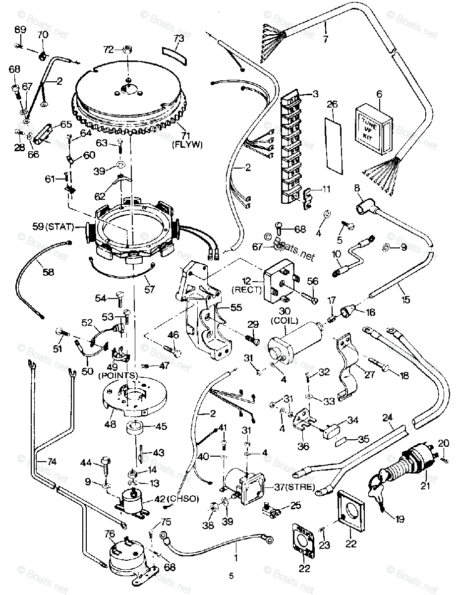 Force Outboard Motor Wiring Diagram