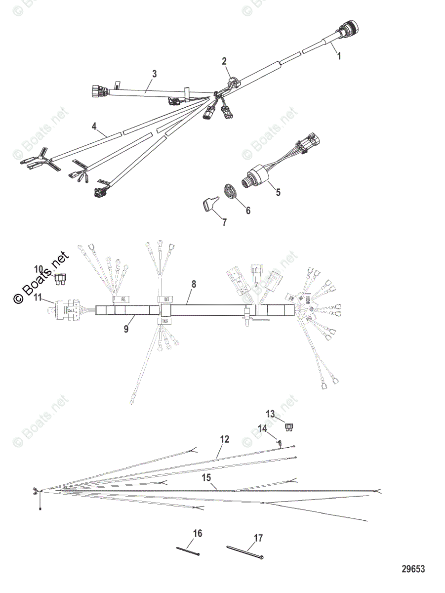 Mercury Boat Parts by Model & Serial Inflatables OEM Parts Diagram for