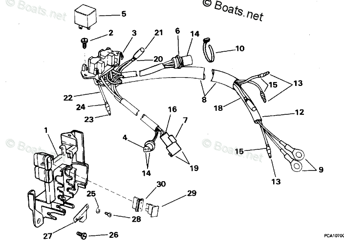 Johnson Outboard Parts by Year 1995 OEM Parts Diagram for Power Trim