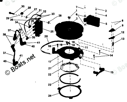 Johnson Outboard Parts by HP 4HP OEM Parts Diagram for Ignition | Boats.net
