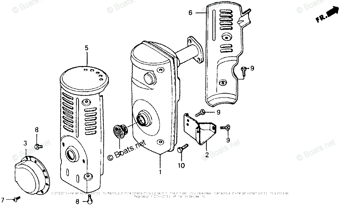 Honda Small Engines G300 HZC1 VIN# G300-1000001 TO G300- 1457696 OEM ...