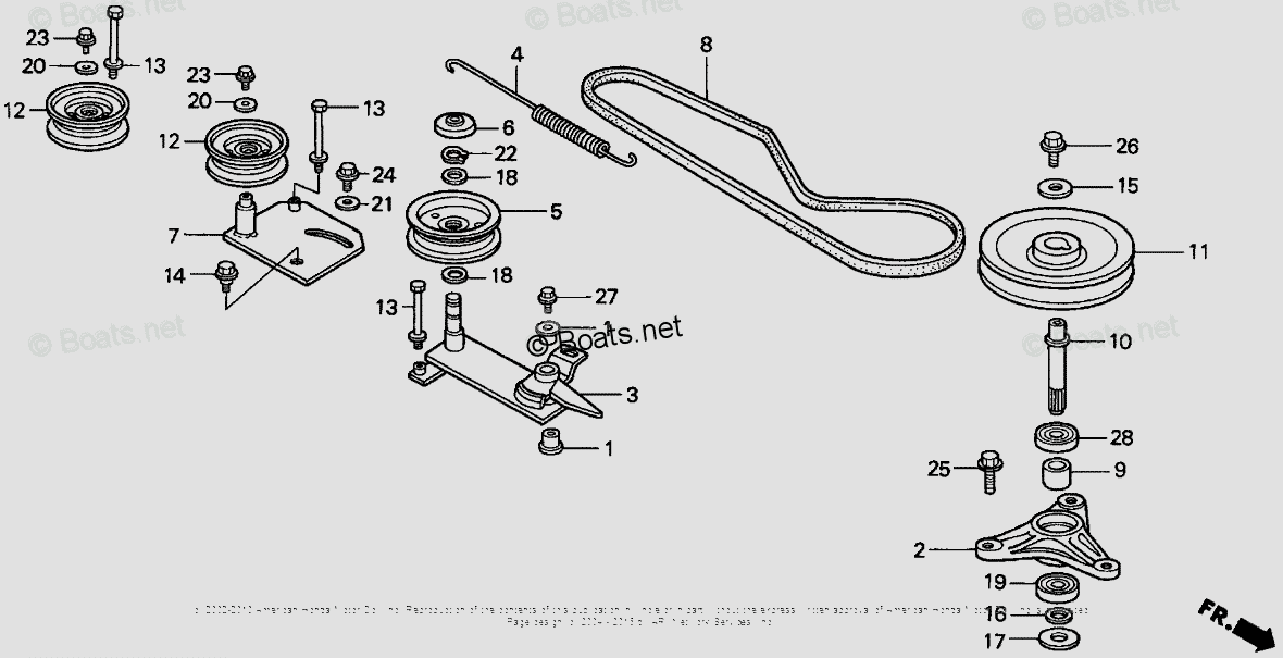 Honda harmony 1011 online parts