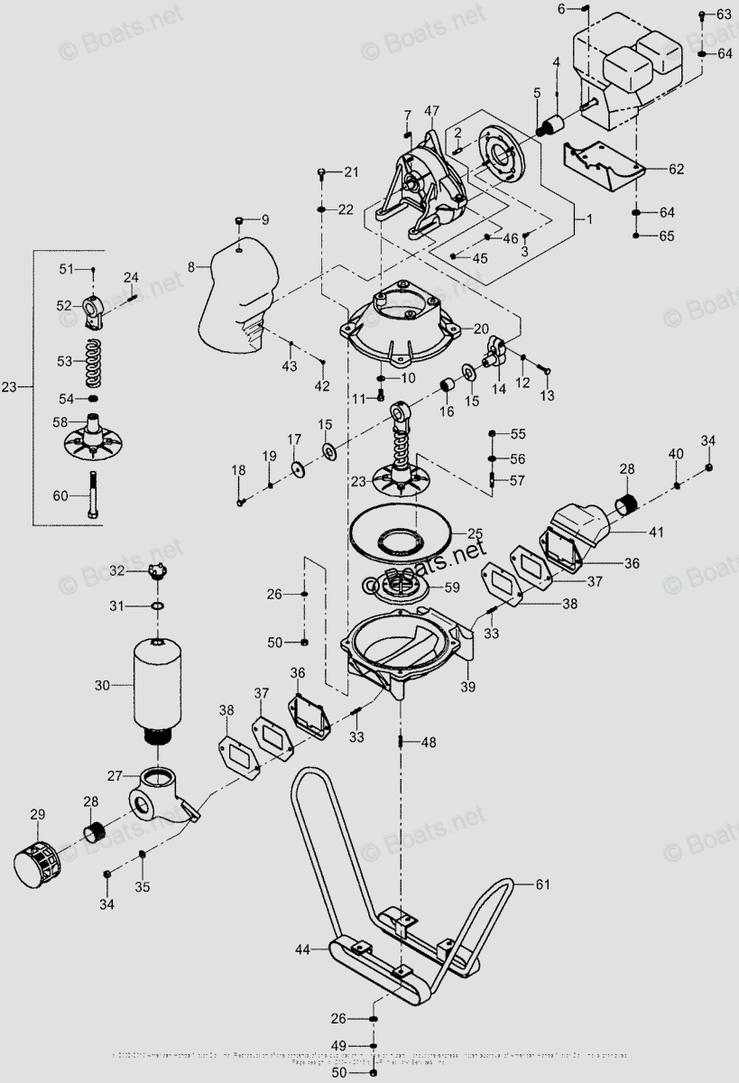 Honda Water Pumps WDP30XT A VIN WZCA6000001 TO WZCA6100000 OEM Parts Diagram for CASING AND