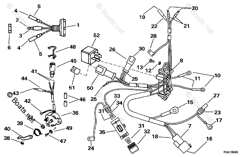 Johnson Rigging Parts & Accessories 1997 OEM Parts Diagram for Power