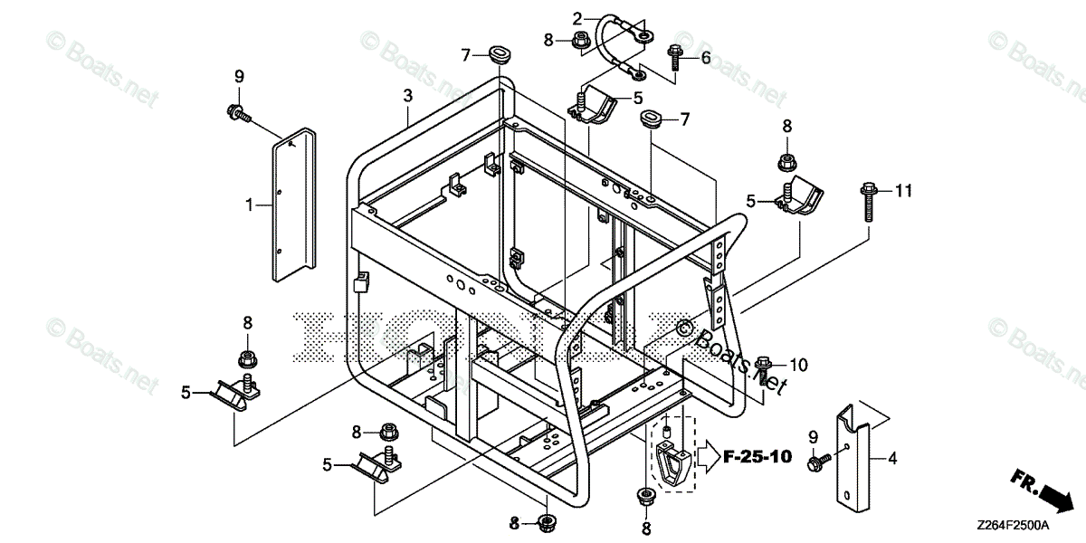 Honda Generators EB10000 AH1/A VIN EBVC1500001 OEM Parts Diagram for