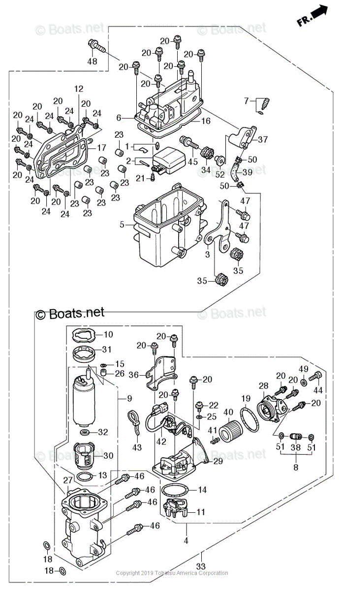 YUNページ Kawasaki Jet Ski 2020 OEM Parts Diagram for Hull | Partzilla.com