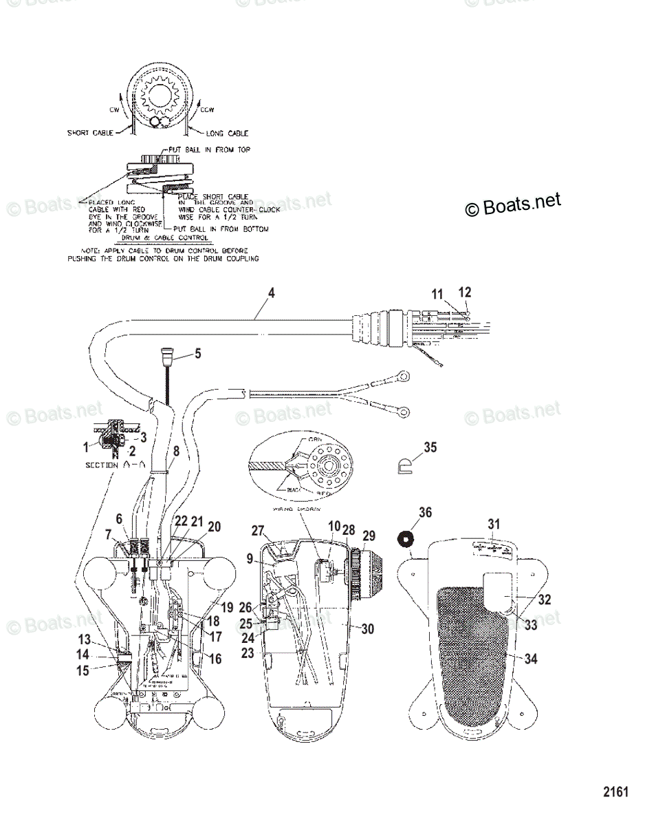 Trolling Motor Tour Series OEM Parts Diagram for