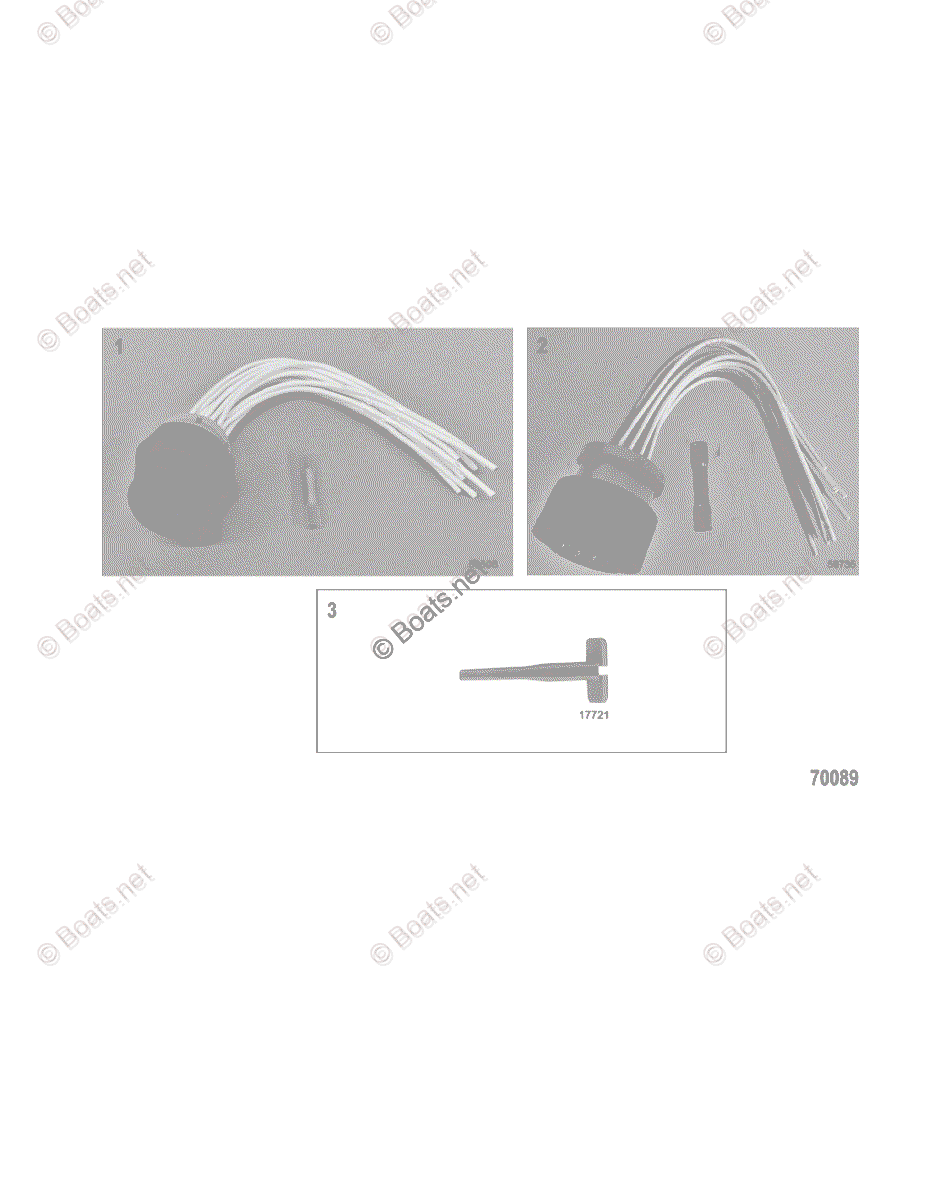 Mercury Rigging Parts & Accessories Electrical OEM Parts Diagram for 14