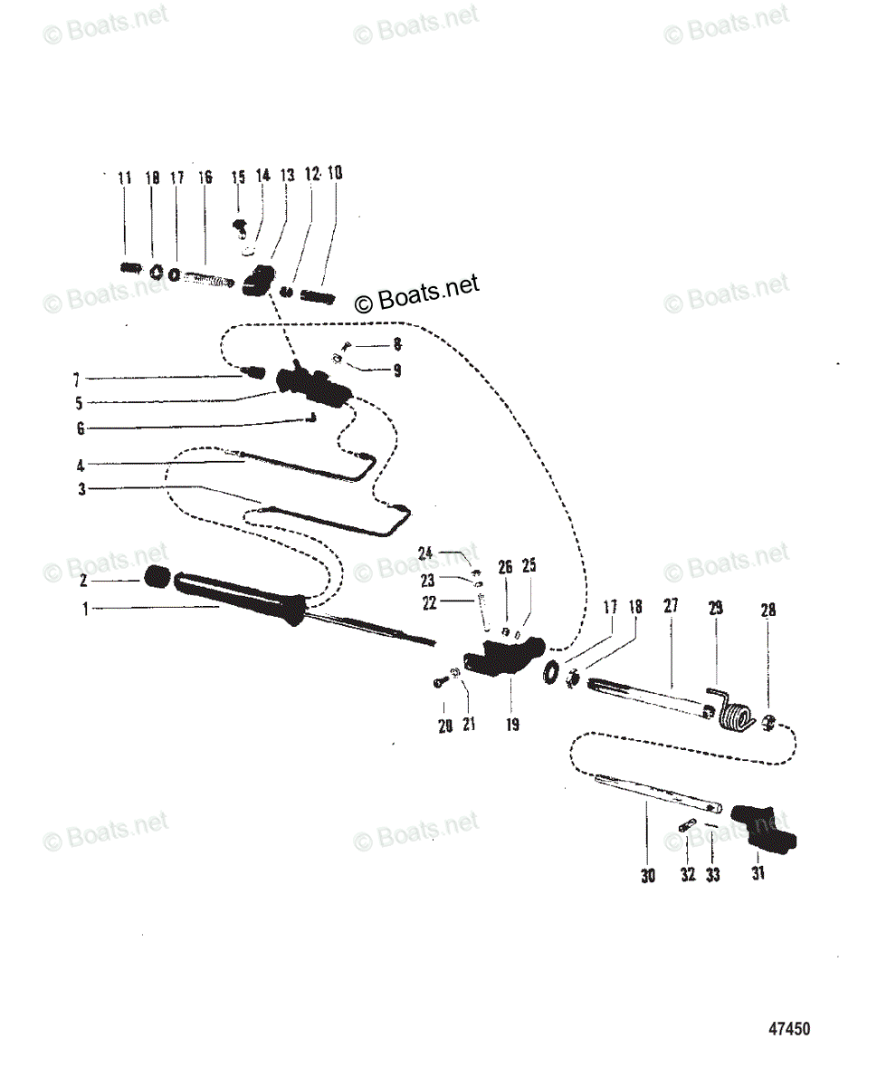 Mercruiser Sterndrive Outdrives OEM Parts Diagram for Power Steering