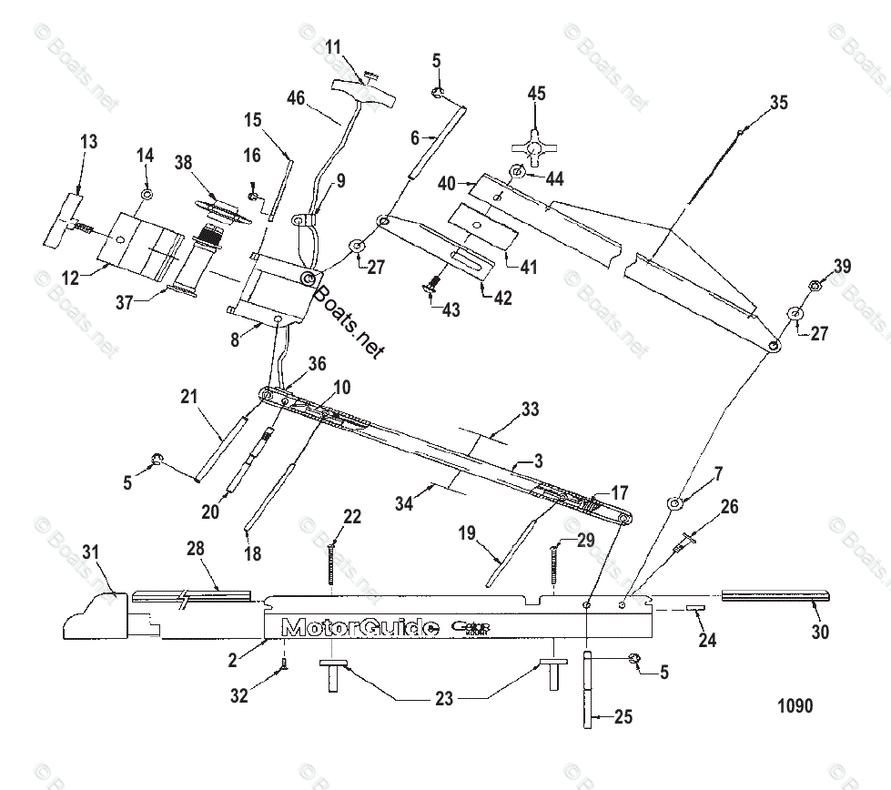 Trolling Motor Transom And Bow Mounts OEM Parts