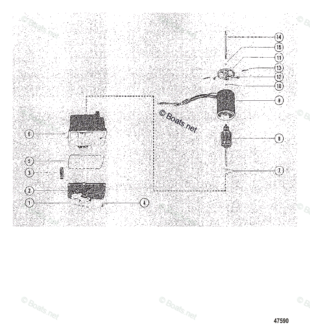 Mercruiser Sterndrive Outdrives OEM Parts Diagram for HYDRAULIC PUMP