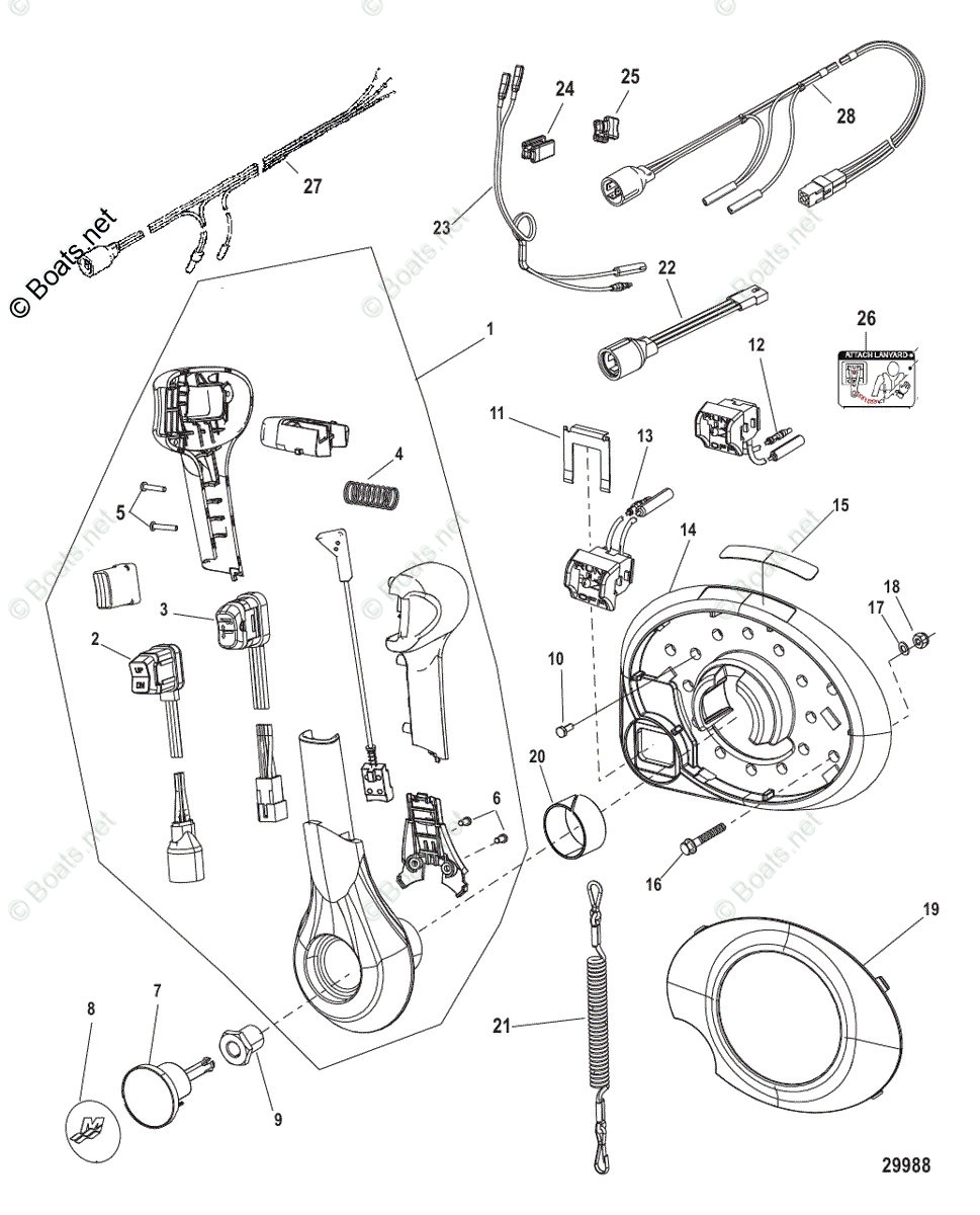 Mercury Rigging Parts & Accessories Remote Controls and Components OEM