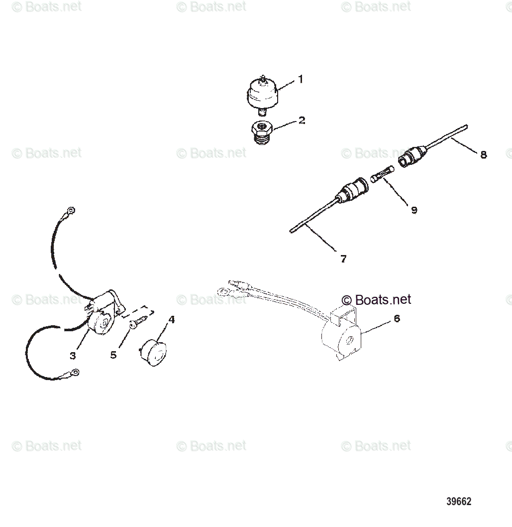 Mercruiser Sterndrive Gas Engines OEM Parts Diagram for AUDIO WARNING ...