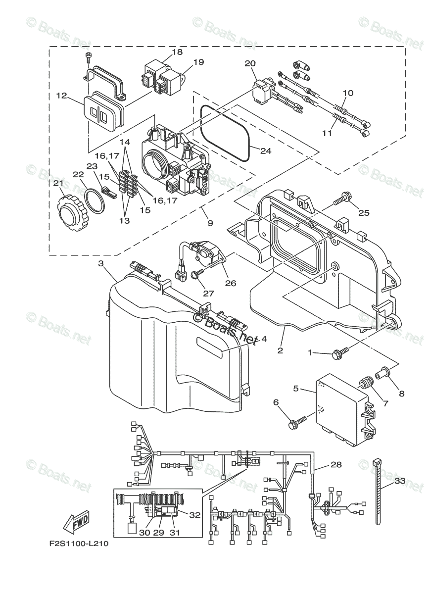 Amazon.com: Yamaha 663-82317-01-00 Damper,Ign Coil; Outboard