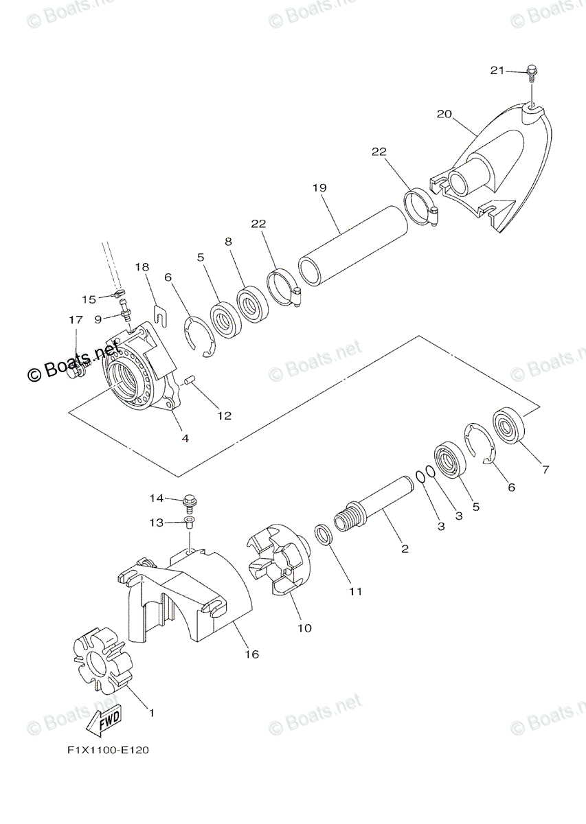 Yamaha Waverunner 2008 Oem Parts Diagram For Jet Unit 2 