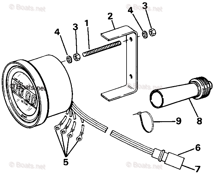 Johnson Outboard 1986 OEM Parts Diagram for Quartach