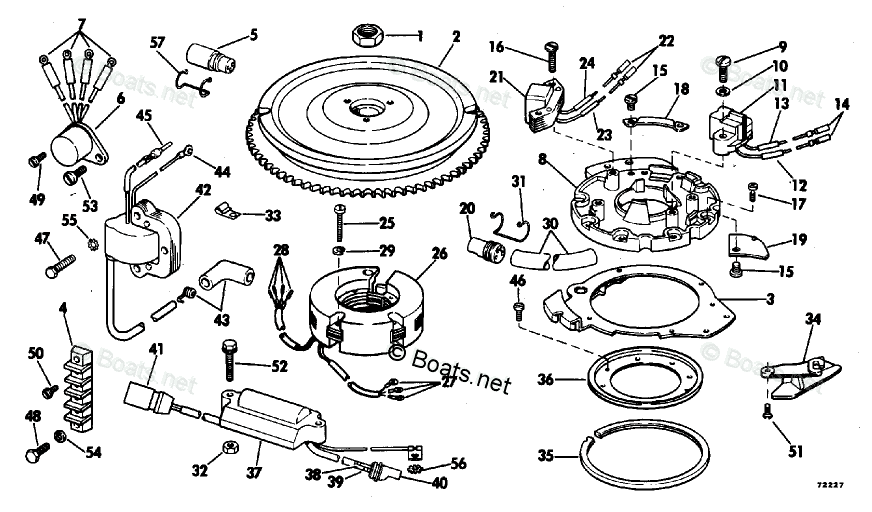 Evinrude Outboard 1977 OEM Parts Diagram for MAGNETO | Boats.net