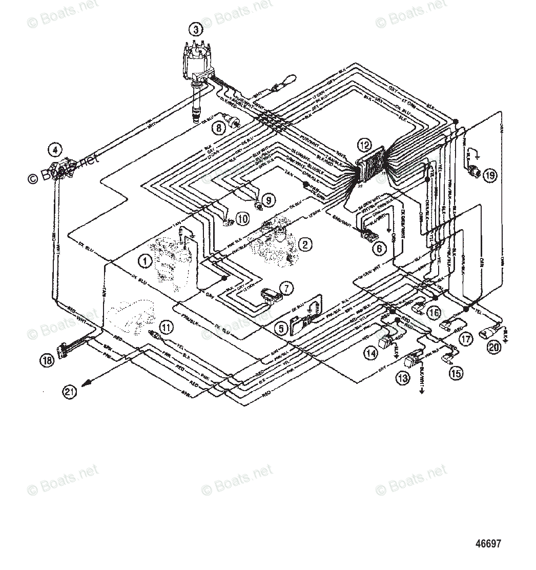 Mercury MerCruiser Sterndrive Parts by Size & Serial Engines - Gas OEM